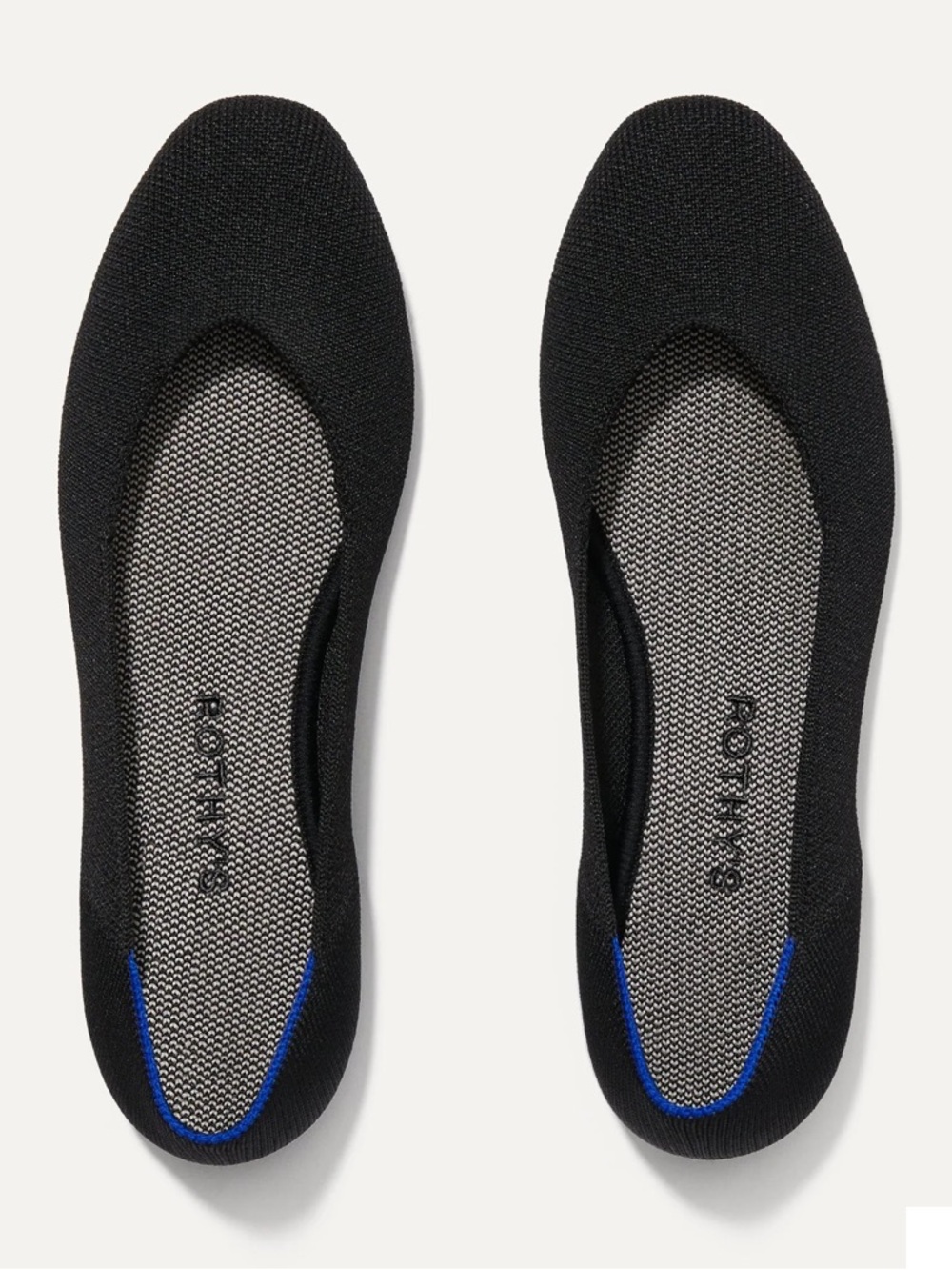 Rare ~Rothy's The Square Women's Slip-On Shoes in Black Size 6